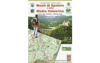 Hiking Maps Apennines SER Wanderkarte Italien Außeralpin - Monti di Spoleto e della Media Valnernia 1:25.000 Società Editrice Ricerca