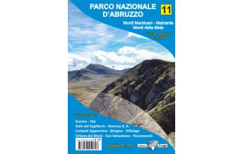 Wanderkarten Apennin Il Lupo Trek Map 11, Parco Nazionale d'Abruzzo 1:25.000 Edizioni Il Lupo