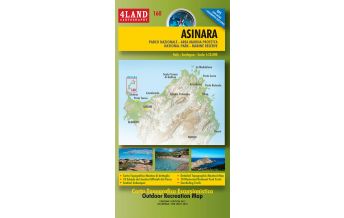 Hiking Maps Italy 4Land-Karte 160, Asinara (Sardinien) 1:25.000 4Land