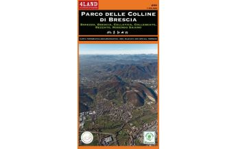Wanderkarten Italien 4Land-Karte 250, Parco delle Colline di Brescia 1:25.000 4Land