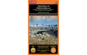Skitourenkarten 4Land-Karte 138, Adamello, Presanella 1:25.000 4Land