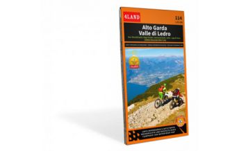 Mountainbike-Touren - Mountainbikekarten 4Land Wander- & MTB-Karte 114, Alto Garda, Valle di Ledro 1:25.000 4Land