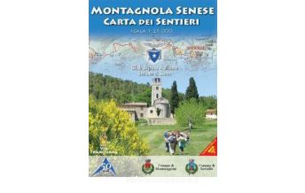 Hiking Maps Apennines CAI Karte Montagnola Senese 1:25.000 Club Alpino Italiano - B.E.L.C.A. Firenze