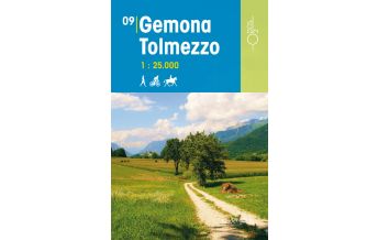 Hiking Maps Italy Rad-, Wander- und Reitkarte Odòs 09, Gemona, Tolmezzo 1:25.000 Odos