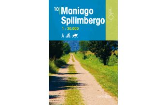 Wanderkarten Italien Rad-, Wander- und Reitkarte Odòs 10, Maniago, Spilimbergo 1:30.000 Odos