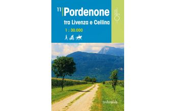 Hiking Maps Italy Rad-, Wander- und Reitkarte Odòs 11, Pordenone - tra Livenza e Cellina 1:30.000 Odos