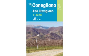Hiking Maps Italy Rad-, Wander- und Reitkarte Odòs 14, Conegliano, Alto Trevigiano 1:30.000 Odos