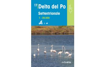 Hiking Maps Italy Rad-, Wander- und Reitkarte Odòs 17, Delta del Po settentrionale/Nord 1:35.000 Odos
