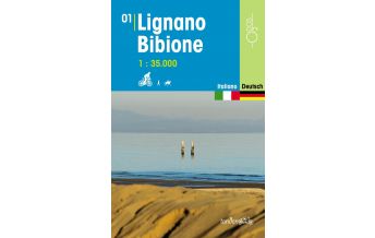Hiking Maps Italy Rad-, Wander- und Reitkarte Odòs 01, Lignano, Bibione 1:35.000 Odos