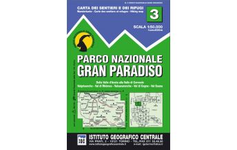 Wanderkarten Italien IGC-Wanderkarte 3, Parco Nazionale Gran Paradiso 1:50.000 IGC