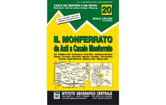 Hiking Maps Italy IGC WK 20 Italien - Il Monferrato da Asti a Casale Monferrato 1:50.000 IGC