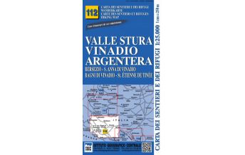 Hiking Maps Italy IGC-Wanderkarte 112, Vinadio, Valle Stura, Bagni di Vinadio 1:25.000 IGC