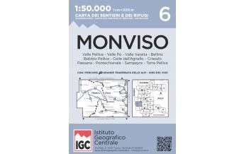 Hiking Maps Italy IGC-Wanderkarte 6, Monviso 1:50.000 IGC