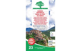 Hiking Maps Italy Fraternali-Wanderkarte 23, Sanremo, Ventimiglia, Bassa Val Roia, Val Nervia 1:25.000 Fraternali