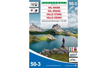 Wanderkarten Italien Fraternali-Wanderkarte 50-3, Val Maira, Val Grana, Val Stura di Demonte, Valle Gesso 1:50.000 Fraternali