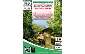 Wanderkarten Italien Fraternali-Wanderkarte 12, Bassa Val Varaita, Bassa Val Maira 1:25.000 Fraternali