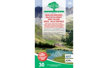 Hiking Maps Italy Fraternali-Wanderkarte 30, Gran San Bernardo, Valle di Ollomont 1:25.000 Fraternali