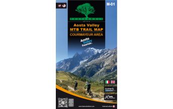 Mountainbike-Touren - Mountainbikekarten Fraternali MTB-Karte M-01, Aosta Valley/Aostatal 1:25.000 Fraternali