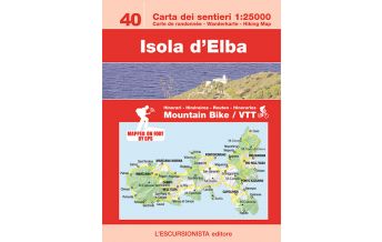 Mountainbike Touring / Mountainbike Maps Escursionista-Karte 40, Isola d'Elba 1:25.000 L'Escursionista