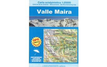 Ski Touring Maps Escursionista-Skiwanderkarte Valle Maira 1:25.000 L'Escursionista