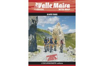 Mountainbike-Touren - Mountainbikekarten L'Escursionista MTB-Map Valle Maira 1:25.000 L'Escursionista
