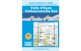 Ski Touring Maps Escursionista-Skiwanderkarte Valle d'Ayas, Valtournenche Est 1:25.000 L'Escursionista