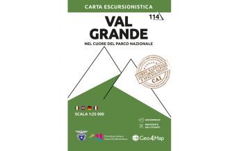Wanderkarten Italien Geo4Map Wanderkarte 114, Val Grande 1:25.000 Geo4map