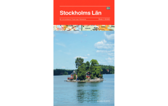 Straßenkarten Skandinavien Norstedts Touristenkarte, Stockholm Umgebung (Stockholms Län) 1:150.000 Norstedts