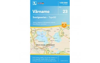 Hiking Maps Scandinavia Sverigeserien 23 Schweden - Värnamo 1:50.000 Norstedts