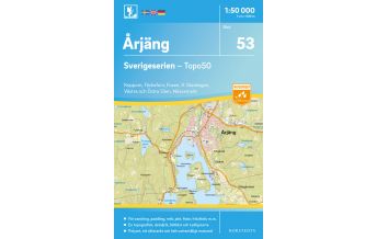 Hiking Maps Scandinavia Arjäng 1:50.000 Norstedts