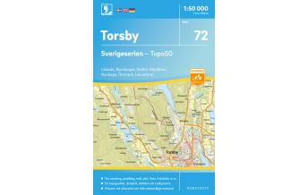 Wanderkarten Skandinavien Sverigeserien-Karte 72, Torsby 1:50.000 Norstedts