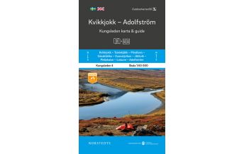 Wanderkarten Skandinavien Norstedts Outdoorkartan50 Kungsleden 4, Kvikkjokk - Adolfström 1:50.000 Norstedts