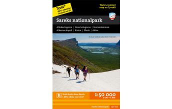 Wanderkarten Skandinavien Calazo Hiking Map, Sareks Nationalpark 1:50.000 Calazo 
