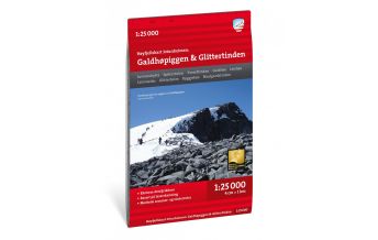 Hiking Maps Norway Jotunheimen: Galdhøpiggen & Glittertinden 1:25.000 Calazo