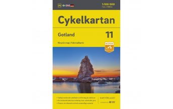 Radkarten Svenska Cykelkartan 11, Gotland 1:100.000 Norstedts