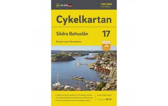 Cycling Maps Svenska Cykelkartan 17, Södra Bohuslän 1:90.000 Norstedts