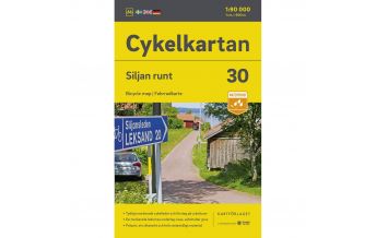Cycling Maps Svenska Cykelkartan 30, Siljan runt 1:90.000 Norstedts