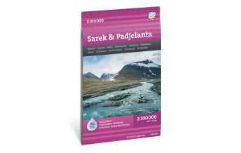 Long Distance Hiking Calazo Hiking Map Sarek & Padjelanta 1:100.000 Calazo