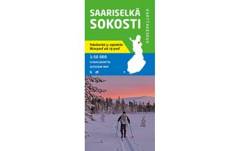 Wanderkarten Skandinavien Karttakeskus Outdoor Map Saariselkä, Sokosti 1:50.000 Karttakeskus Oy