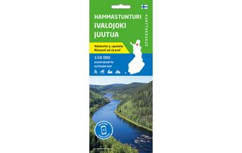 Hiking Maps Finland Karttakeskus WK Finnland - Hammastunturi, Ivalojoki, Juutua 1:50.000 Karttakeskus Oy