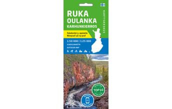 Hiking Maps Finland Ruka, Oulanka 1:50.000 Karttakeskus Oy