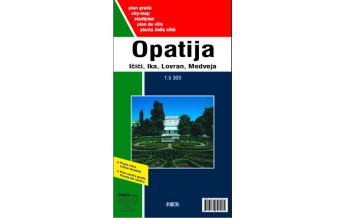 City Maps Forum Stadtplan - Opatija 1:5.300 Forum Hrvatska