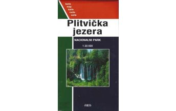 Wanderkarten Kroatien Karte Plitvička jezera Nacionalni Park 1:30.000 Forum Hrvatska