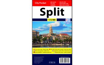 Stadtpläne Forum City Pocket - Split 1:12.000 Forum Hrvatska