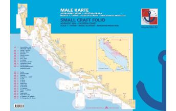 Seekarten Kroatien und Adria Seekarten Set Kroatien gesamt 1:100.000 Hrvatski Hidrografski Institut