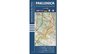 Hiking Maps Croatia Astroida Wanderkarte Paklenica Nationalpark 1:25.000 Boris Cujic