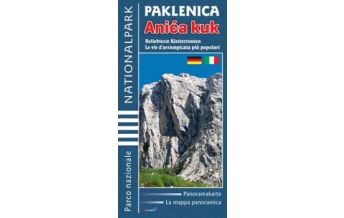 Climbing Maps Astroida Kletterkarte Paklenica Nationalpark Anića kuk Boris Cujic