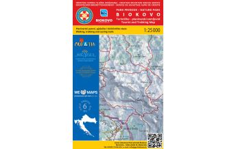 Hiking Maps Croatia HGSS-Wanderkarte Park Prirode Biokovo 1:25.000 HGSS