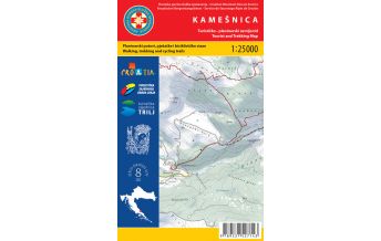 Wanderkarten Kroatien HGSS-Wanderkarte Kamešnica 1:25.000 HGSS