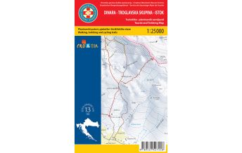 Hiking Maps Croatia HGSS-Wanderkarte Dinara Ost 1:25.000 HGSS